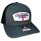 Texas Rangers 2023 World Series Champions 3D Snapback Trucker Hat- Charcoal/ Black