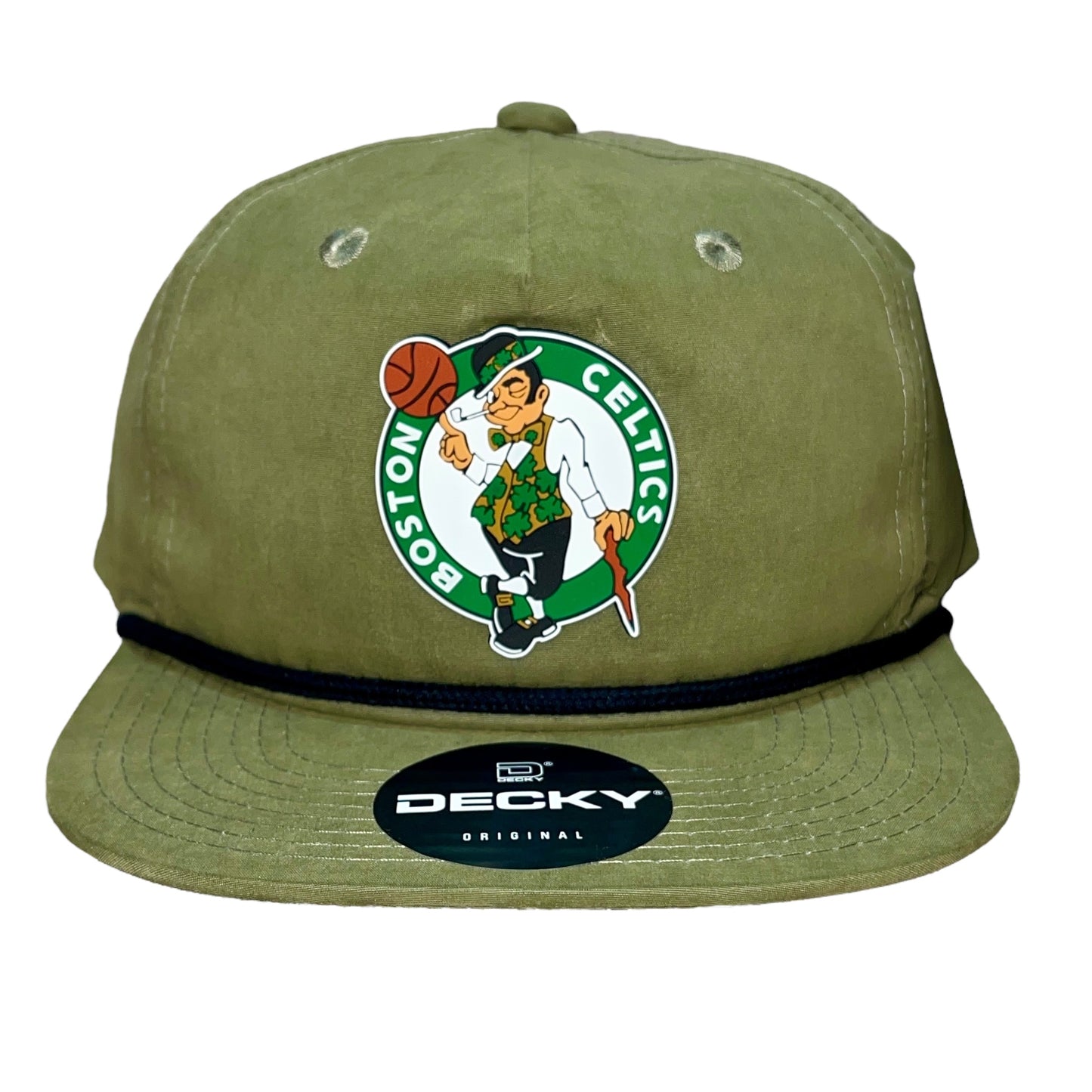 Boston Celtics 3D Classic Rope Hat- Loden/ Black - Ten Gallon Hat Co.