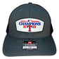 Texas Rangers 2023 World Series Champions 3D Snapback Trucker Hat- Charcoal/ Black