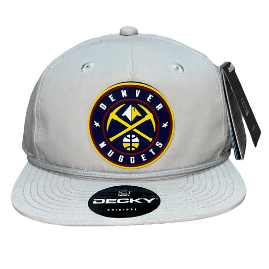 Denver Nuggets 3D Classic Rope Hat- Grey - Ten Gallon Hat Co.