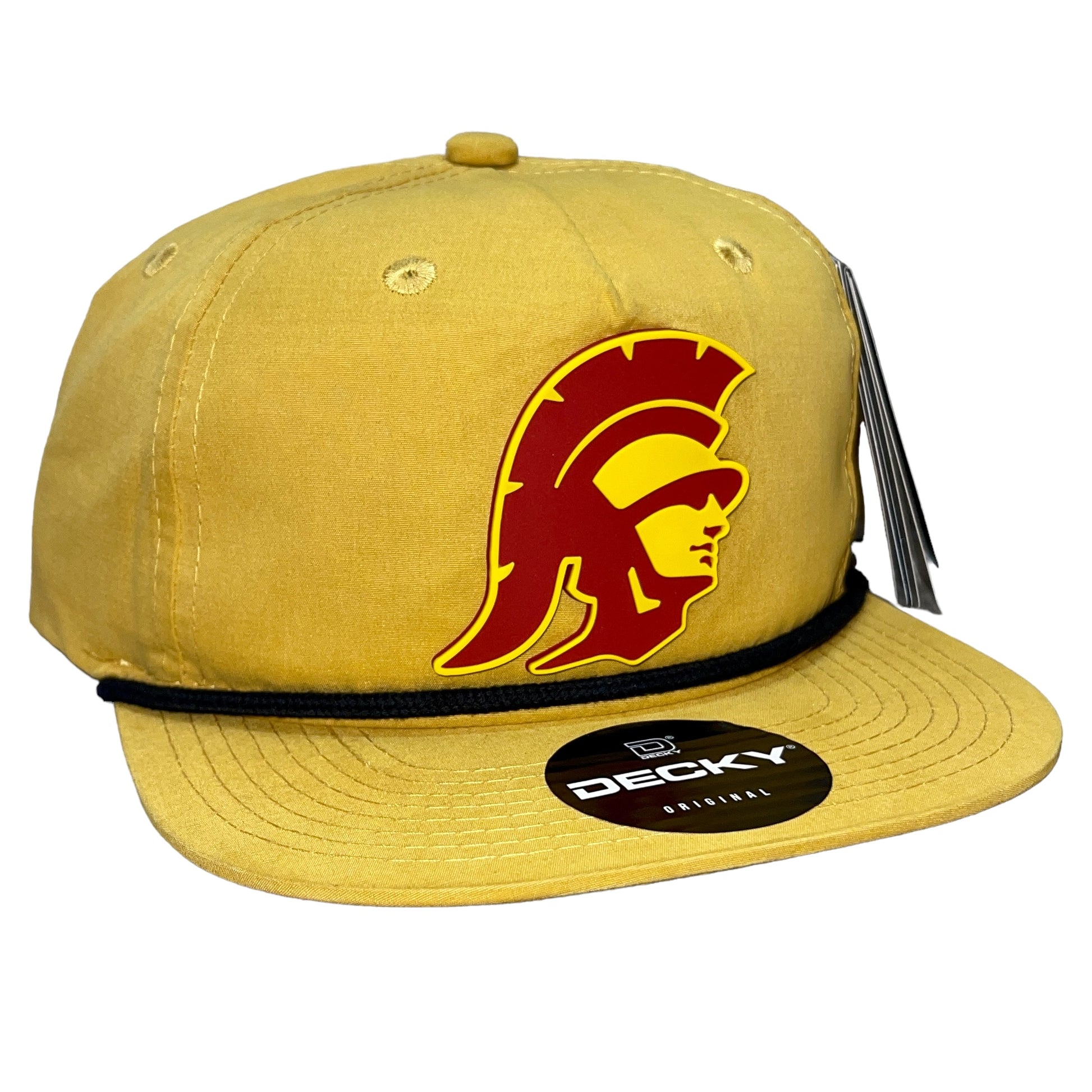 USC Trojans 3D Classic Rope Hat- Biscuit/ Black - Ten Gallon Hat Co.