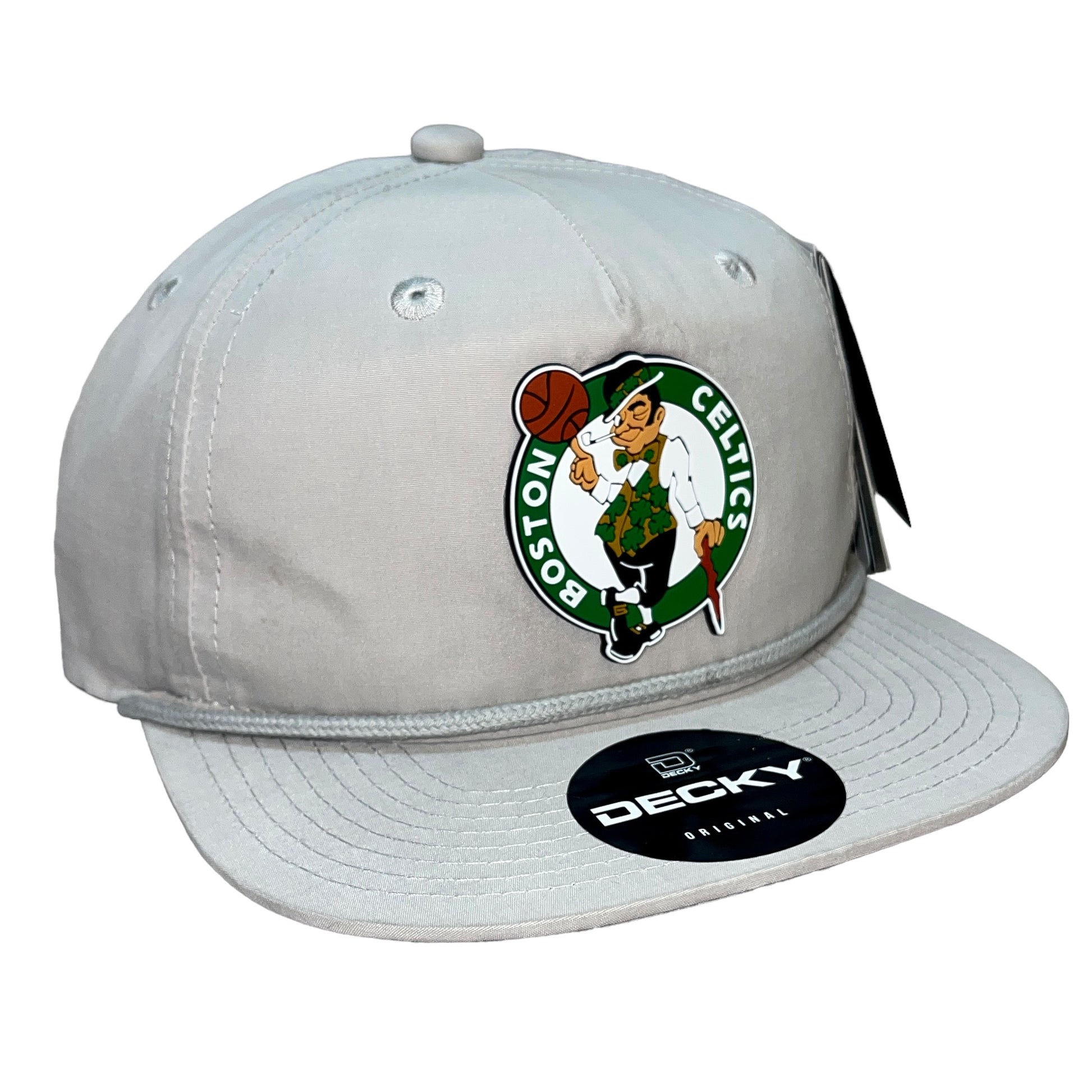 Boston Celtics 3D Classic Rope Hat- Grey - Ten Gallon Hat Co.