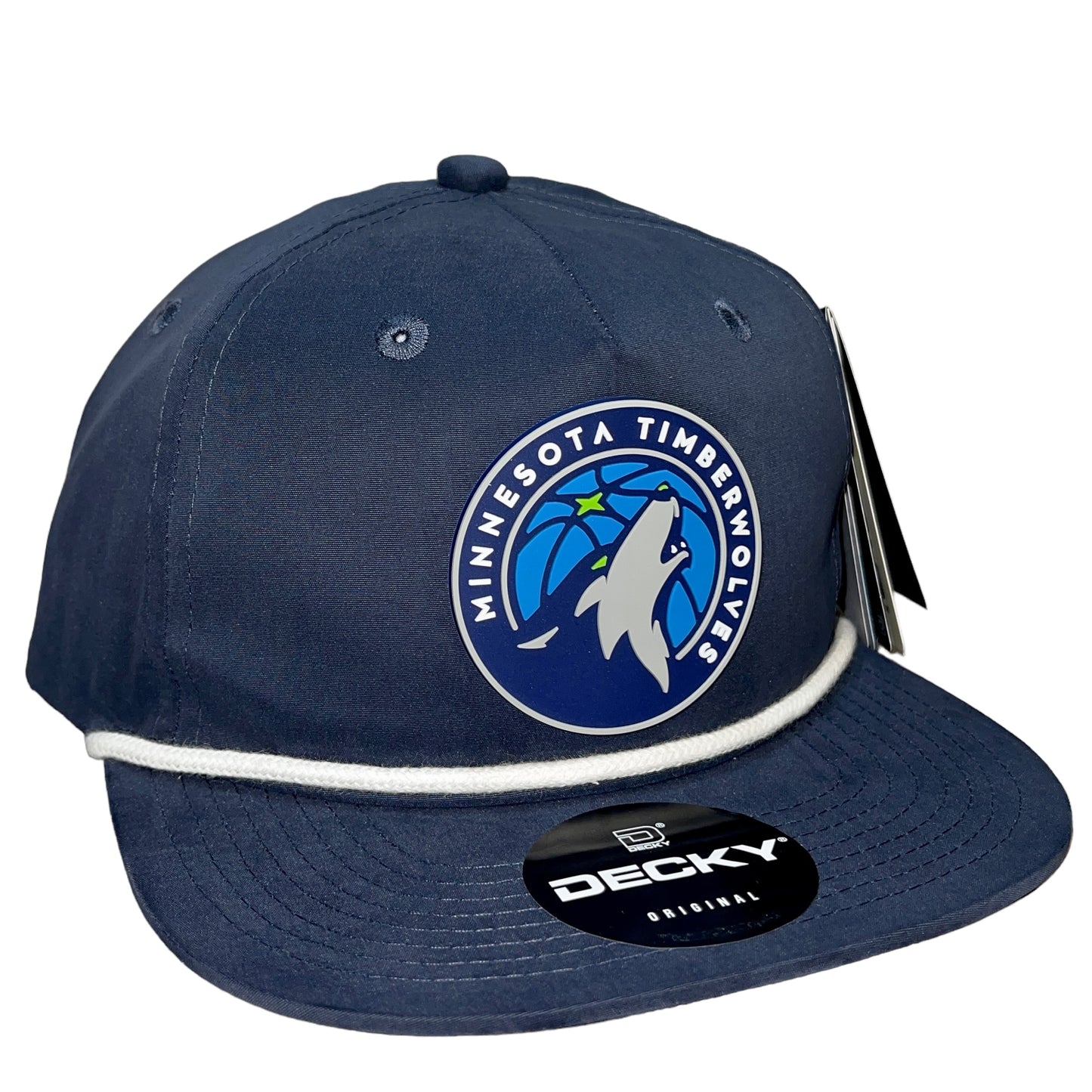 Minnesota Timberwolves 3D Classic Rope Hat- Navy/ White - Ten Gallon Hat Co.