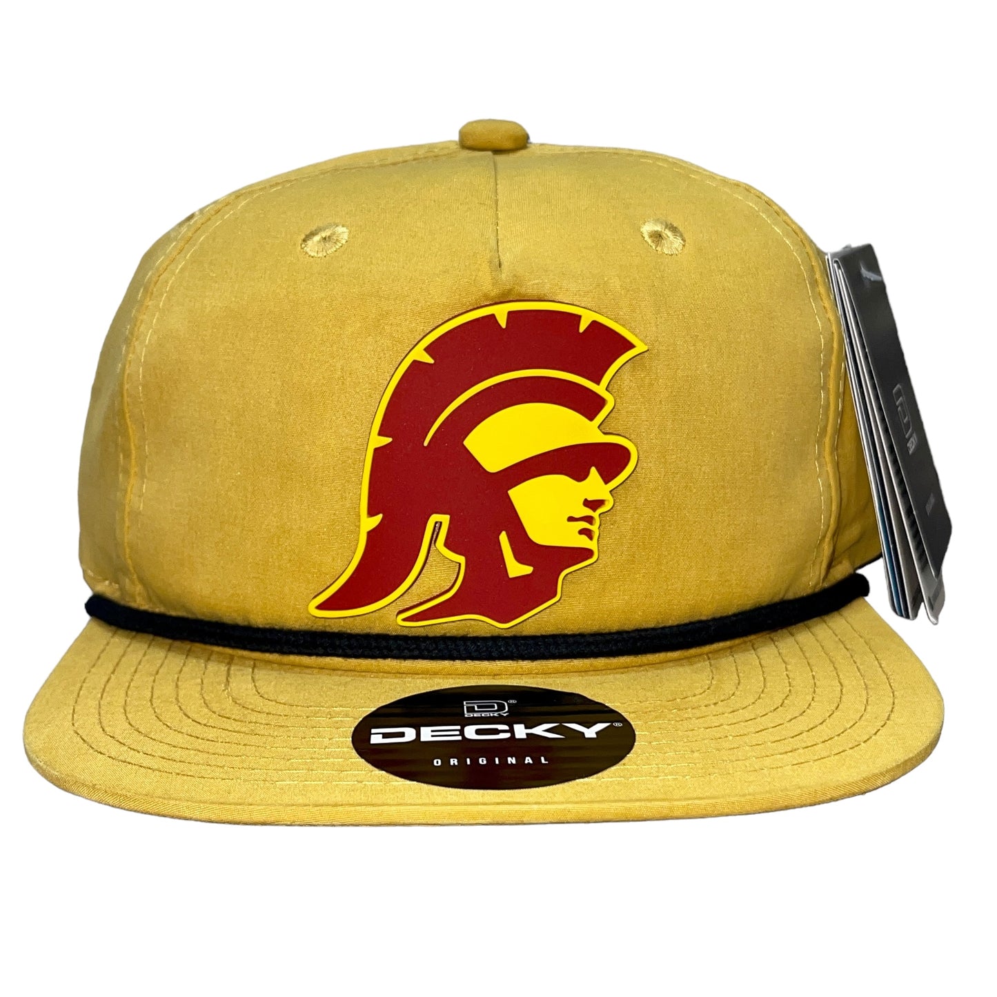 USC Trojans 3D Classic Rope Hat- Biscuit/ Black - Ten Gallon Hat Co.