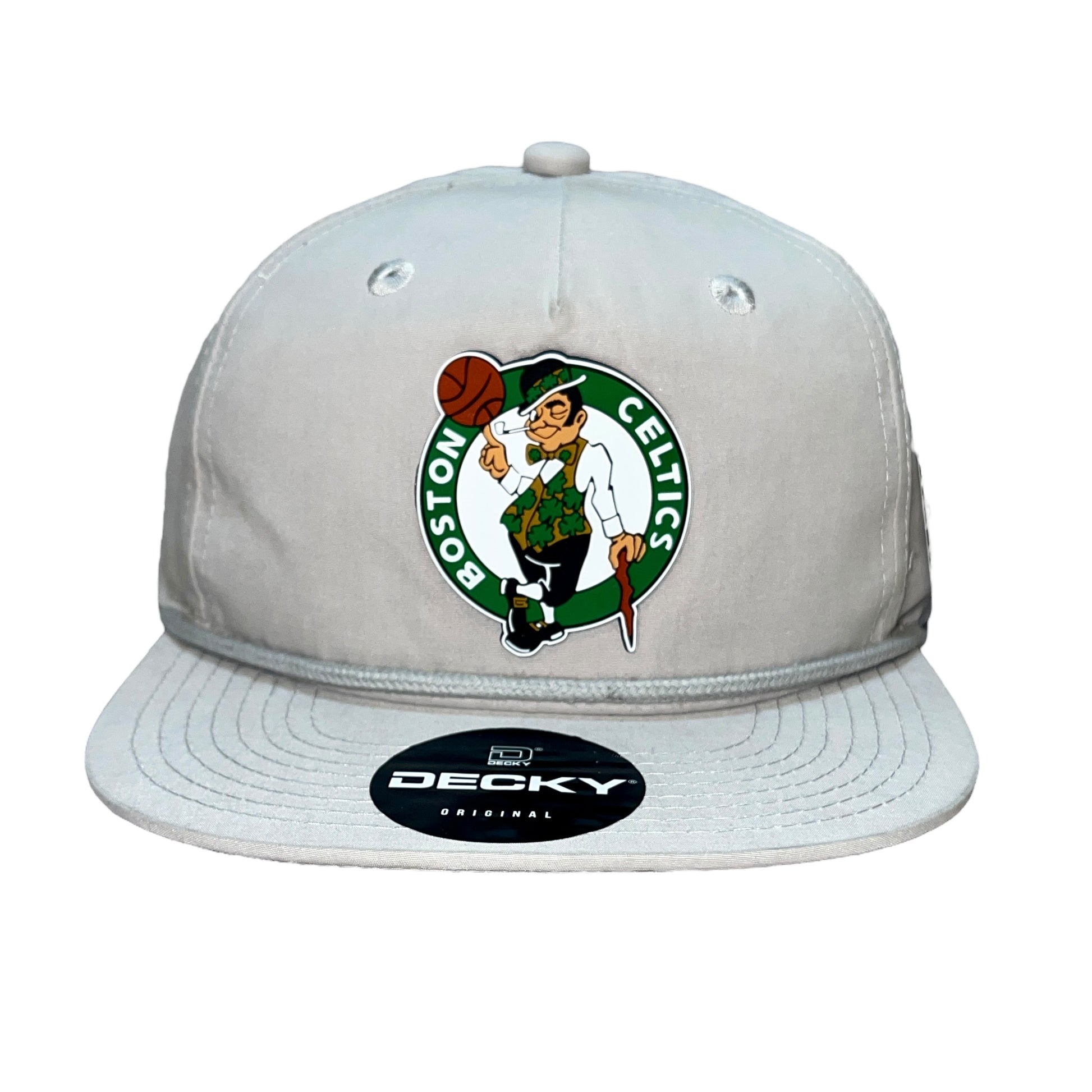 Boston Celtics 3D Classic Rope Hat- Grey - Ten Gallon Hat Co.