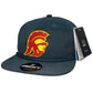 USC Trojans 3D Classic Rope Hat- Charcoal - Ten Gallon Hat Co.