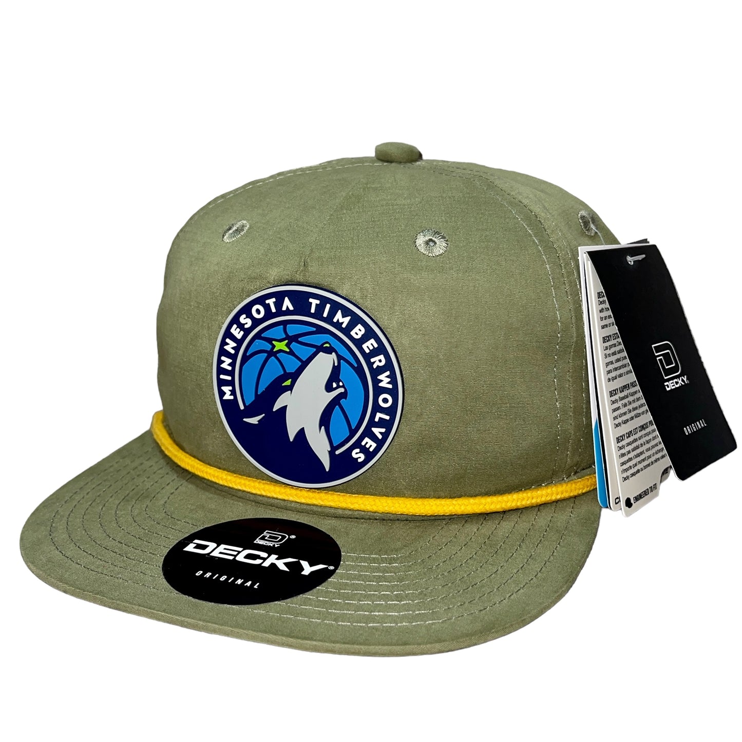 Minnesota Timberwolves 3D Classic Rope Hat- Loden/ Amber - Ten Gallon Hat Co.