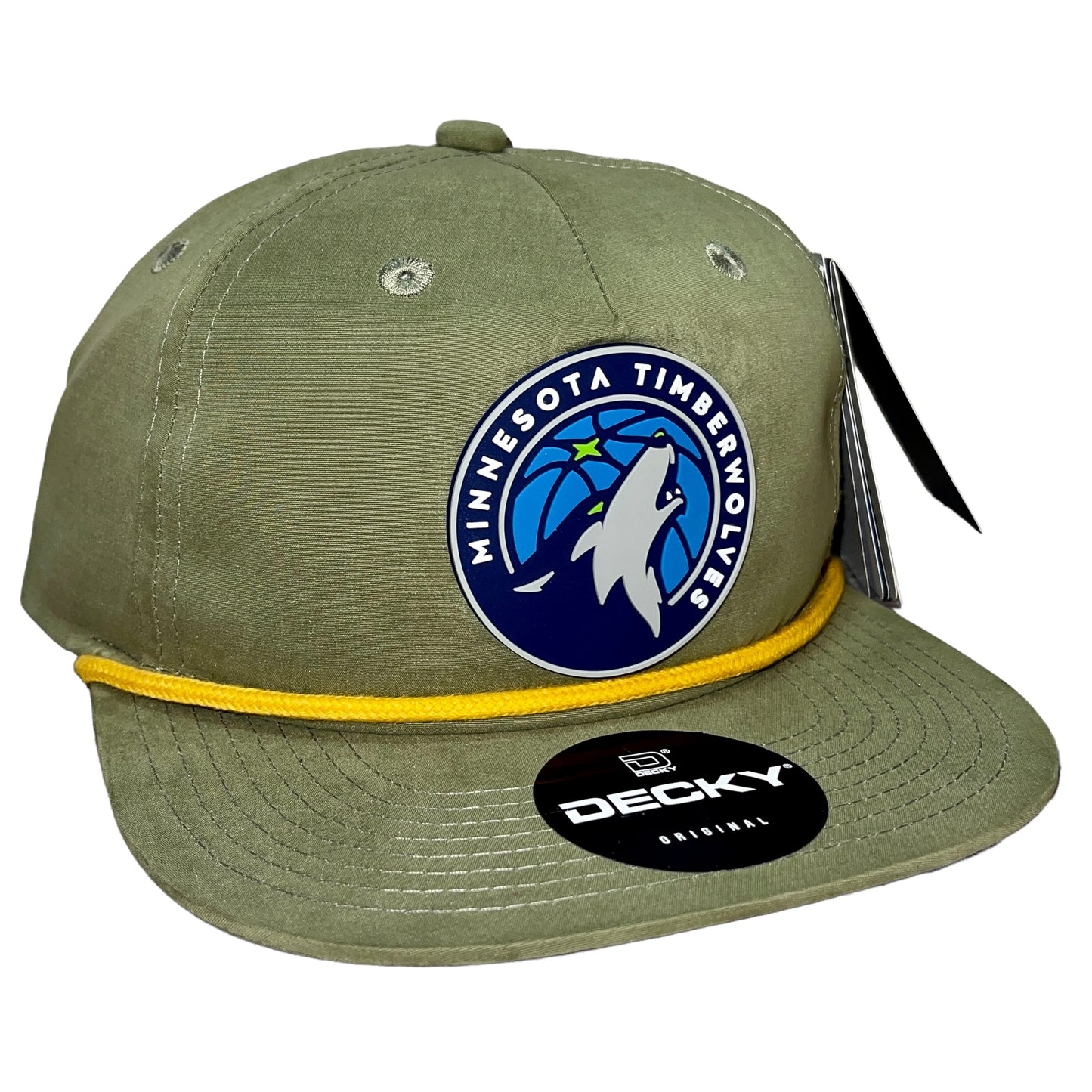 Minnesota Timberwolves 3D Classic Rope Hat- Loden/ Amber - Ten Gallon Hat Co.