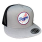 Los Angeles Dodgers 3D YP Snapback Flat Bill Trucker Hat- Silver/ Black - Ten Gallon Hat Co.