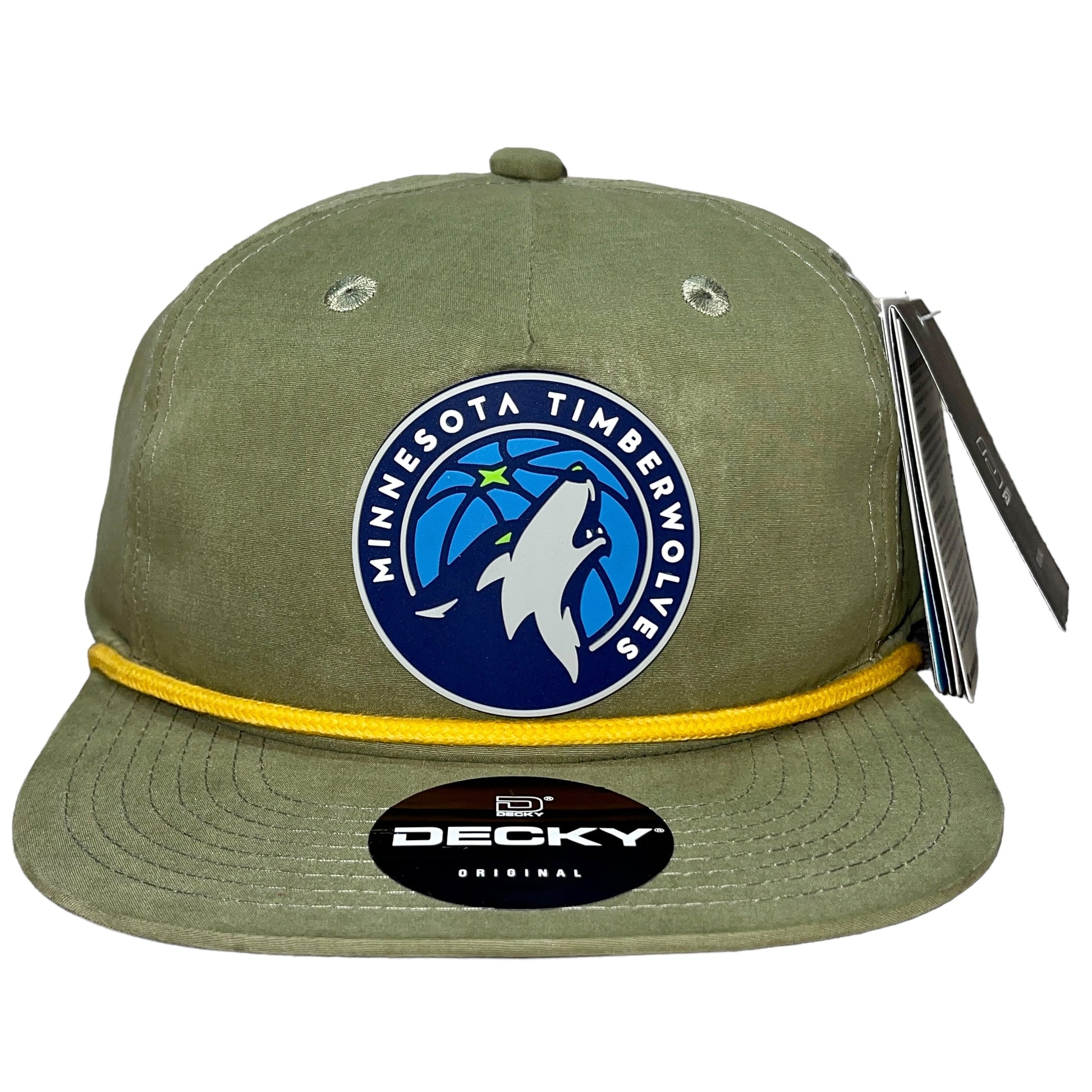 Minnesota Timberwolves 3D Classic Rope Hat- Loden/ Amber - Ten Gallon Hat Co.