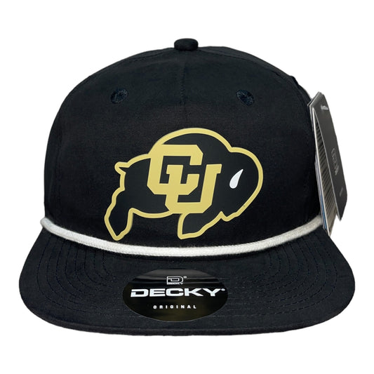 Colorado Buffaloes 3D Classic Rope Hat- Black/ White