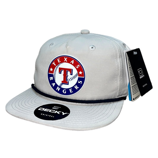 Texas Rangers 3D Classic Rope Hat- Grey/ Charcoal