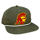 USC Trojans 3D Classic Rope Hat- Olive/ White - Ten Gallon Hat Co.