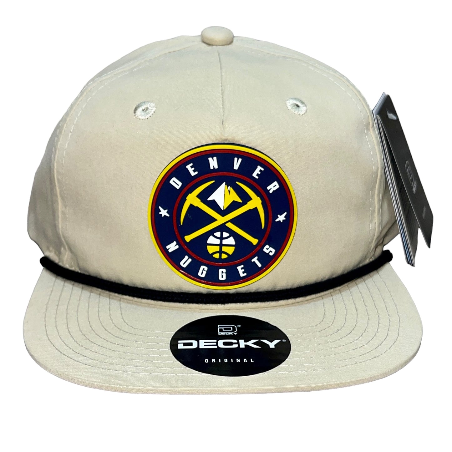 Denver Nuggets 3D Classic Rope Hat- Birch/ Black - Ten Gallon Hat Co.