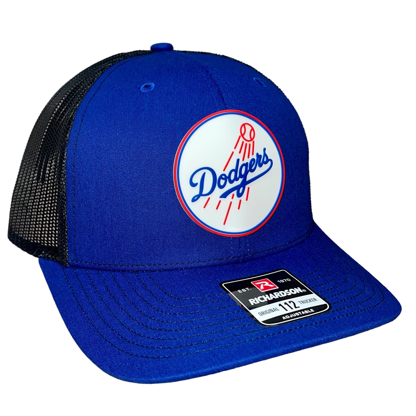 Los Angeles Dodgers 3D Snapback Trucker Hat- Royal/ Black - Ten Gallon Hat Co.