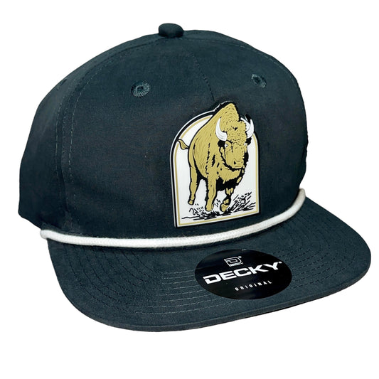 Colorado Wild Buffaloes Mascot Series 3D Classic Rope Hat- Charcoal/ White