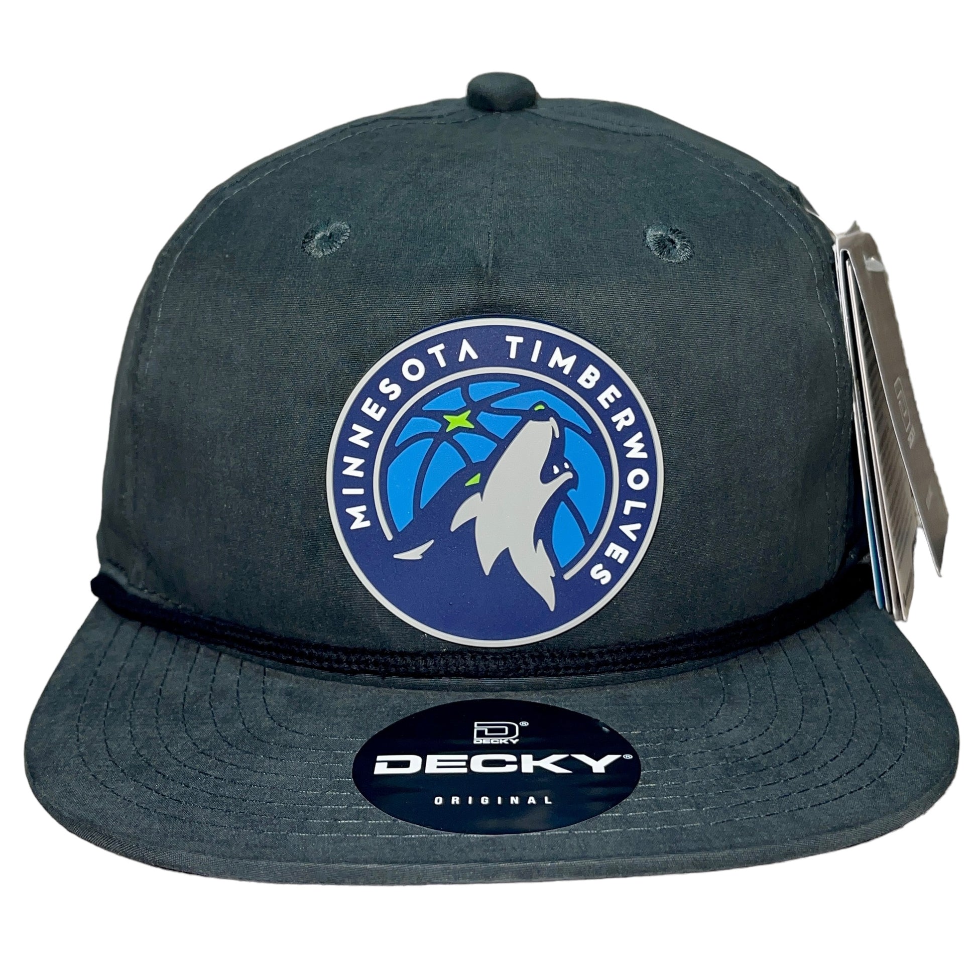 Minnesota Timberwolves 3D Classic Rope Hat- Charcoal/ Black - Ten Gallon Hat Co.