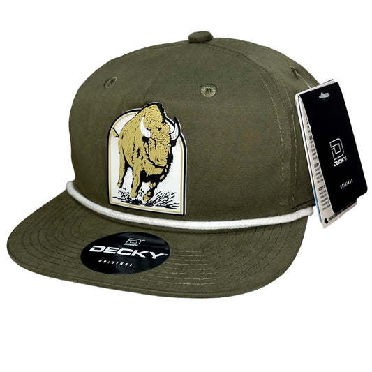 Colorado Wild Buffaloes Mascot Series 3D Classic Rope Hat- Olive/White