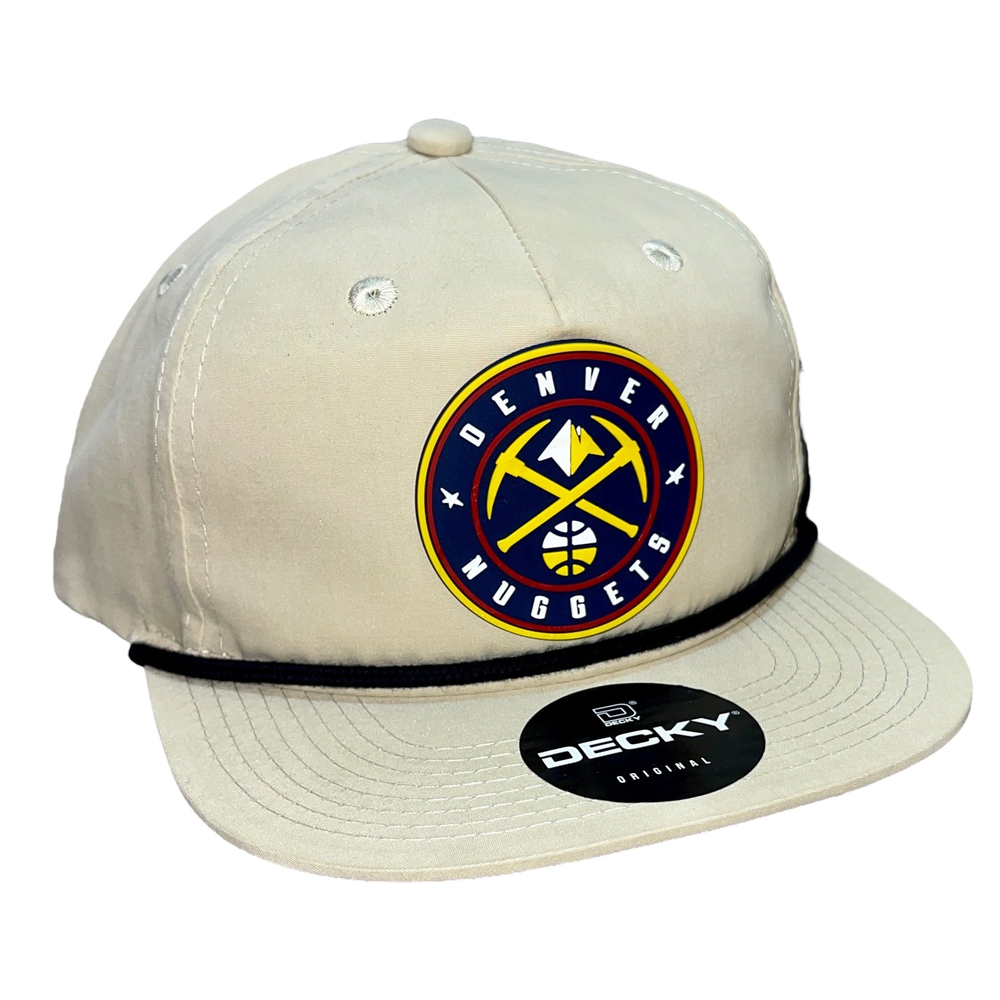 Denver Nuggets 3D Classic Rope Hat- Birch/ Black - Ten Gallon Hat Co.