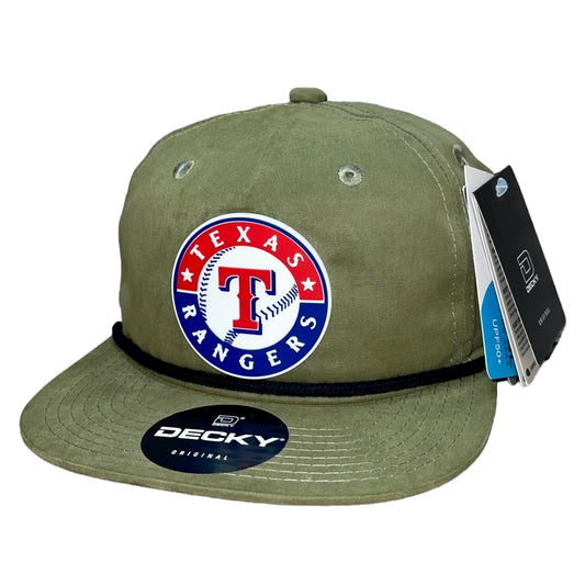 Texas Rangers 3D Classic Rope Hat- Loden/ Black