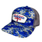 Texas Rangers 2023 World Series Champions Snapback Trucker Hat- Royal Digital Camo