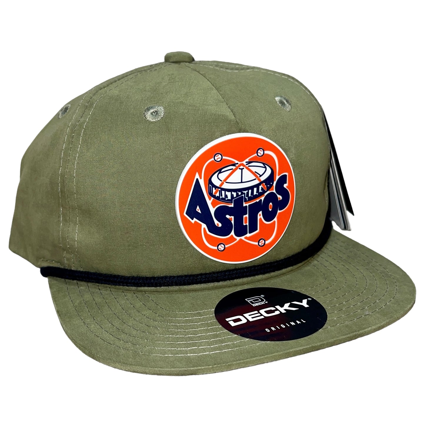 Houston Astros Retro 3D Classic Rope Hat- Loden/Black