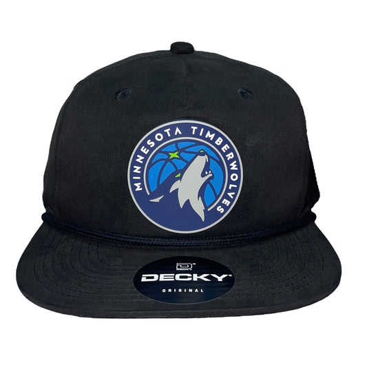 Minnesota Timberwolves 3D Classic Rope Hat- Black - Ten Gallon Hat Co.