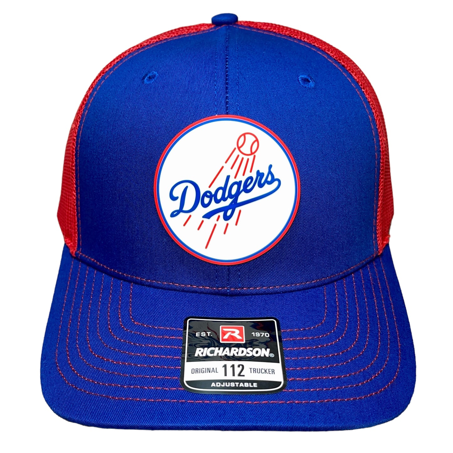 Los Angeles Dodgers 3D Snapback Trucker Hat- Royal/ Red - Ten Gallon Hat Co.