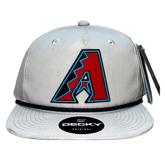 Arizona Diamondbacks 3D Classic Rope Hat- Grey/ Charcoal - Ten Gallon Hat Co.