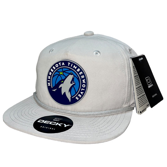 Minnesota Timberwolves 3D Classic Rope Hat- Grey - Ten Gallon Hat Co.