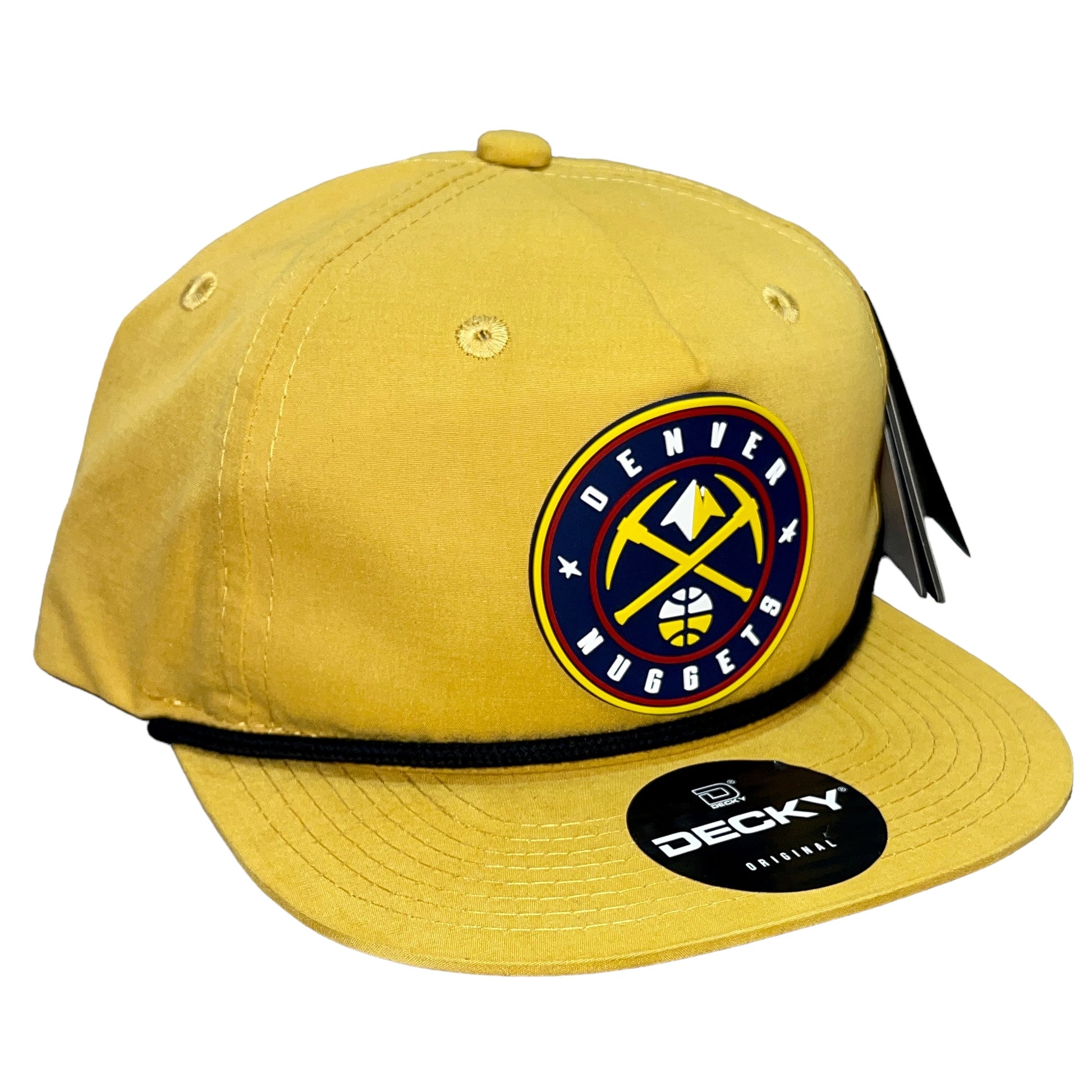 Denver Nuggets 3D Classic Rope Hat- Biscuit/ Black - Ten Gallon Hat Co.