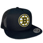 Boston Bruins 3D YP Snapback Flat Bill Trucker Hat- Black - Ten Gallon Hat Co.