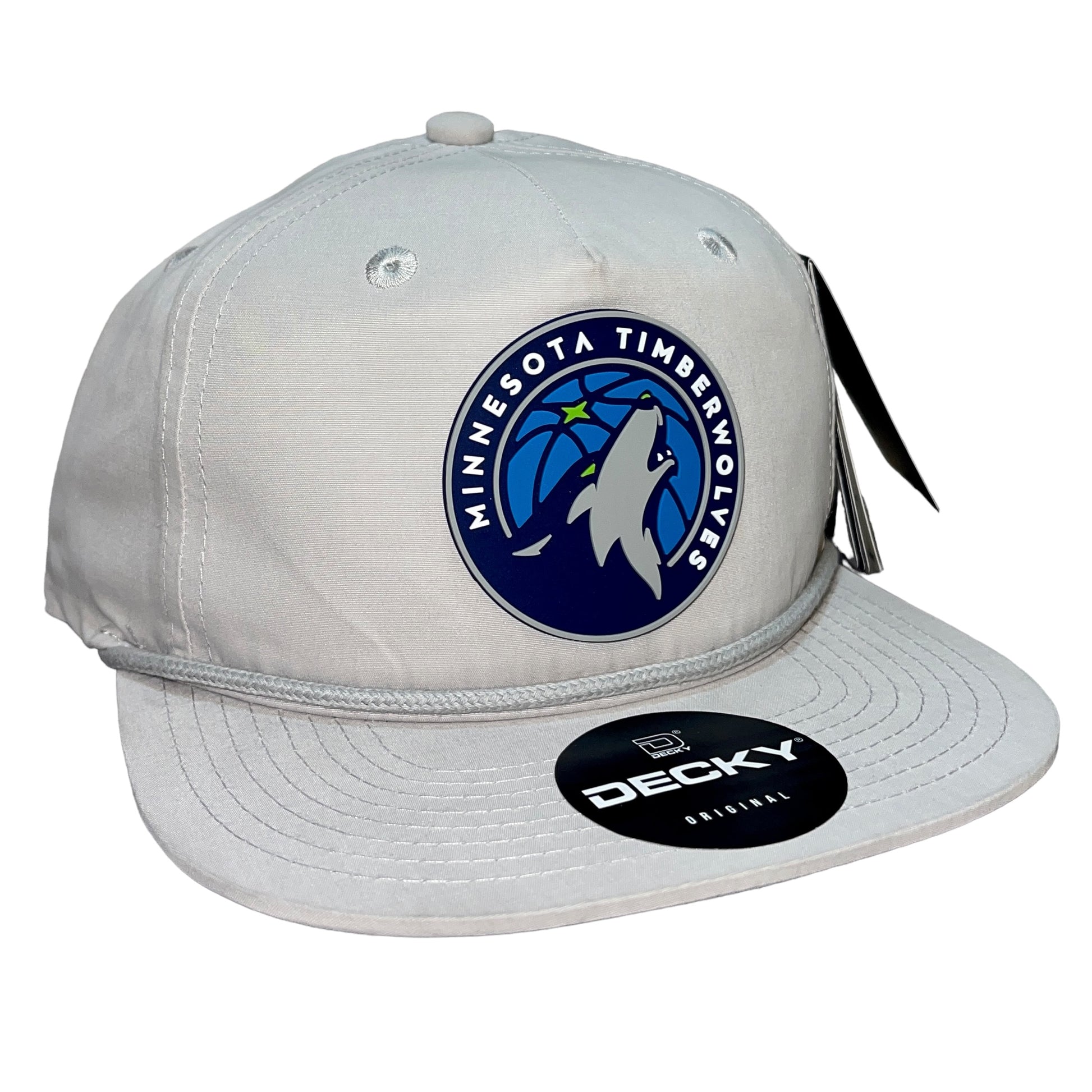 Minnesota Timberwolves 3D Classic Rope Hat- Grey - Ten Gallon Hat Co.