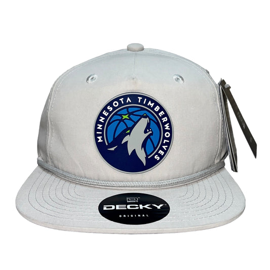 Minnesota Timberwolves 3D Classic Rope Hat- Grey - Ten Gallon Hat Co.