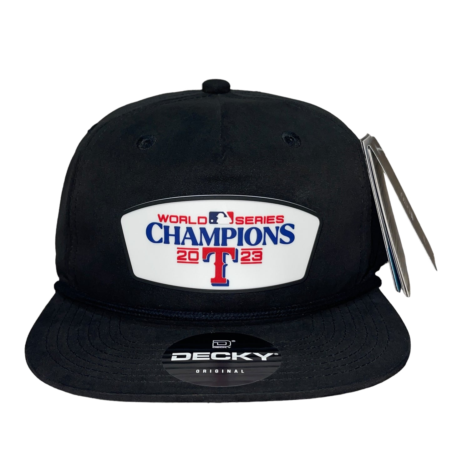 Texas Rangers 2023 World Series Champions 3D Classic Rope Hat- Black