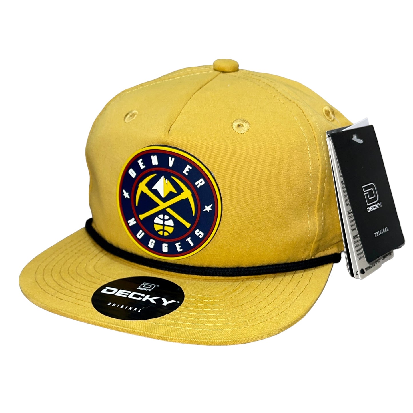 Denver Nuggets 3D Classic Rope Hat- Biscuit/ Black - Ten Gallon Hat Co.