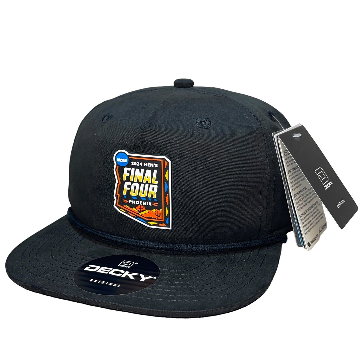 2024 March Madness- Final Four 3D Classic Rope Hat- Black