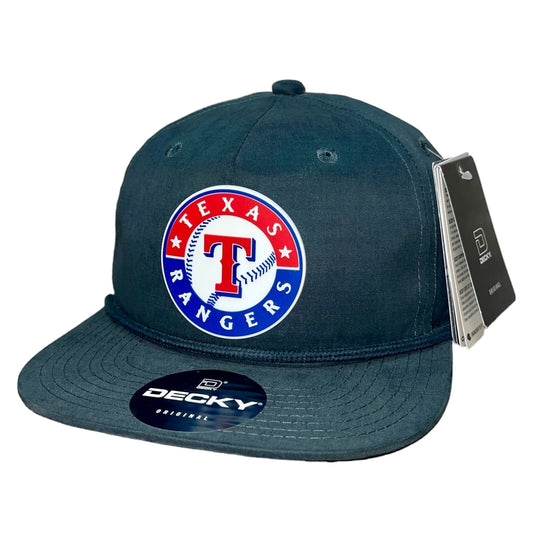 Texas Rangers 3D Classic Rope Hat- Charcoal