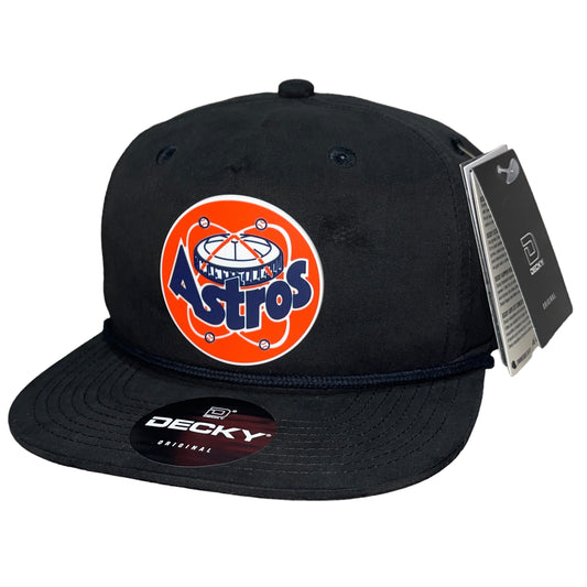 Houston Astros Retro 3D Classic Rope Hat- Black