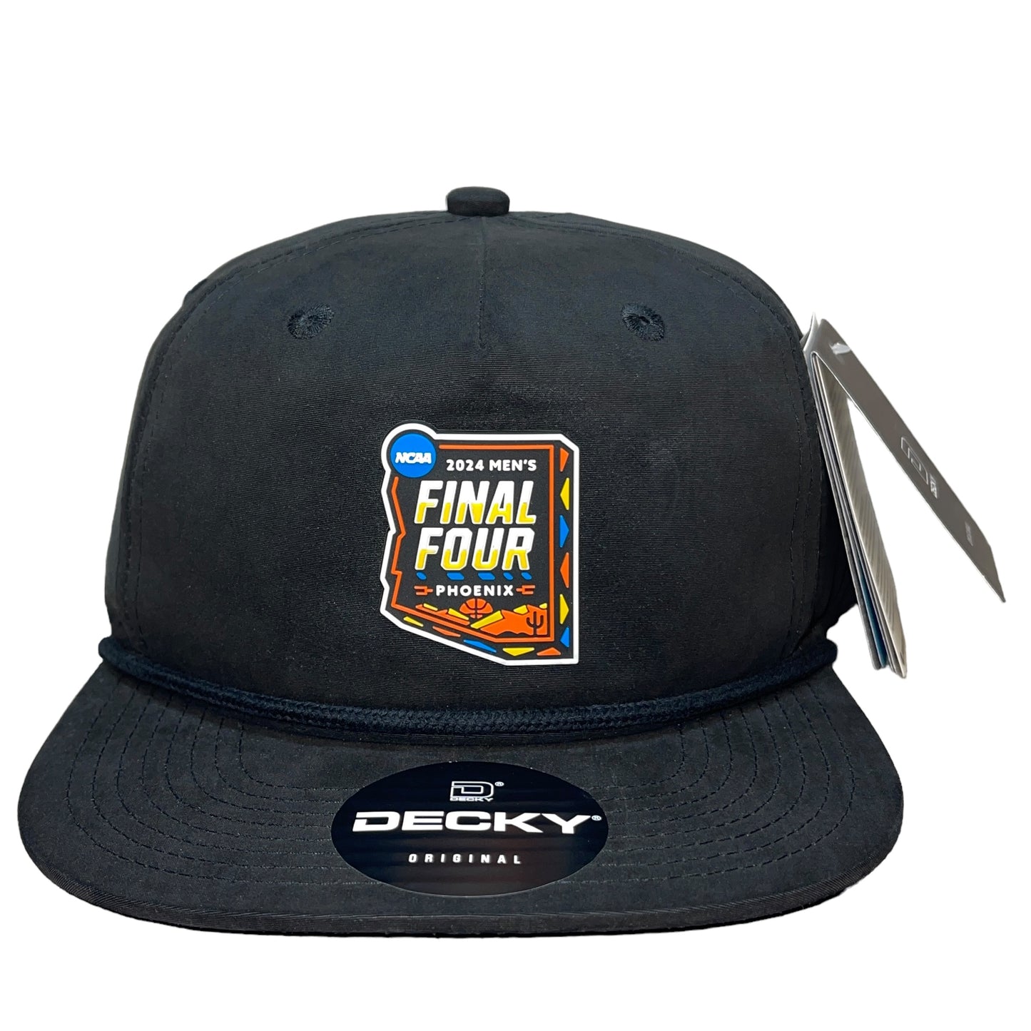 2024 March Madness- Final Four 3D Classic Rope Hat- Black