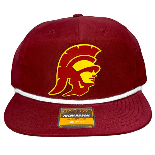 USC Trojans 3D Classic Rope Hat- Cardinal/ White - Ten Gallon Hat Co.