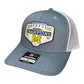 Michigan Wolverines 2023 National Champions 3D Snapback Trucker Hat- Grey/ White