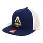 Purdue Boilermaker Special 3D Wool Blend Flat Bill Hat- Navy/ White