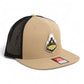 Purdue Boilermaker Special 3D Wool Blend Flat Bill Hat- Tan/ Black