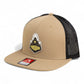 Purdue Boilermaker Special 3D Wool Blend Flat Bill Hat- Tan/ Black