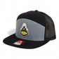Purdue Boilermaker Special 3D Snapback Seven-Panel Flat Bill Trucker Hat- Heather Grey/ Black