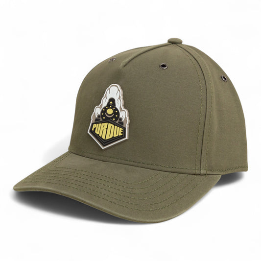 Purdue Boilermaker Special 3D Snapback Canvas Hat- Olive