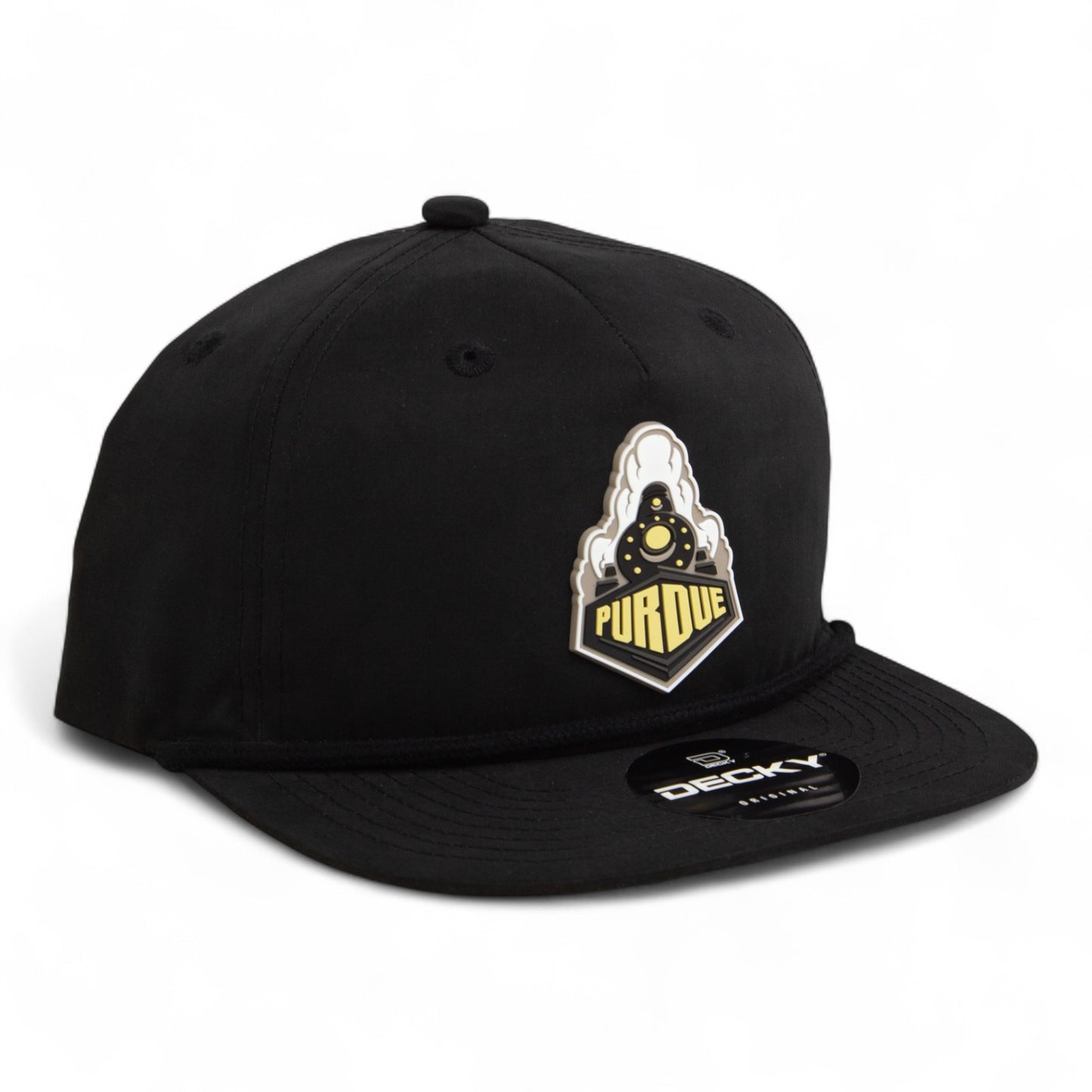 Purdue Boilermaker Special 3D Classic Rope Hat- Black
