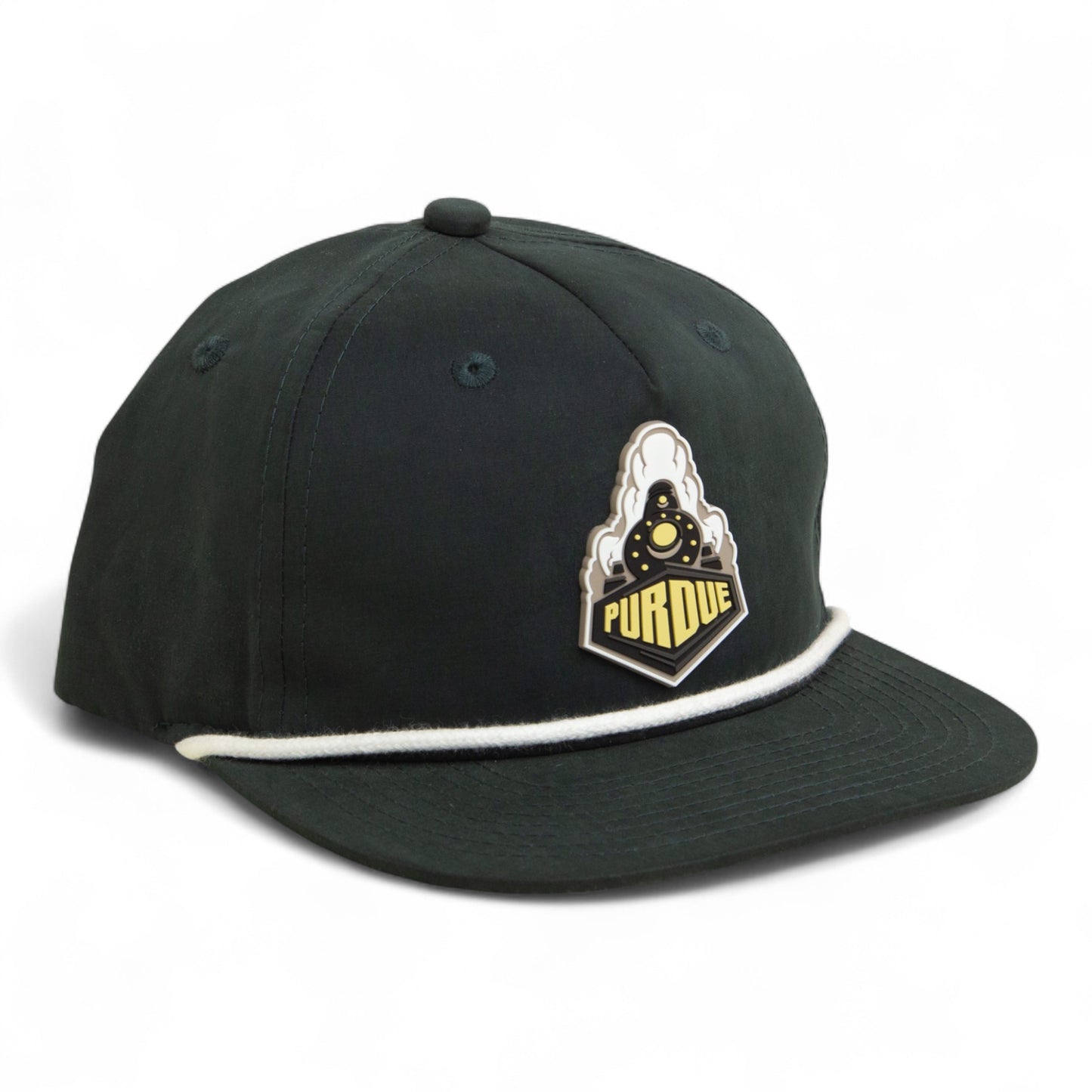 Purdue Boilermaker Special 3D Classic Rope Hat- Charcoal/ White