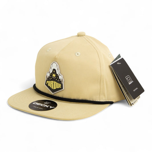 Purdue Boilermaker Special 3D Classic Rope Hat- Birch/ Black